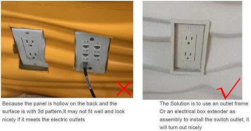 Miniatura 28 de Art3d Paneles para pared 3D para decoración de paredes de interior Rectángulo 3D Blanco,Rectángulo 3D,Negro -,Diamond,Blanco suave,white