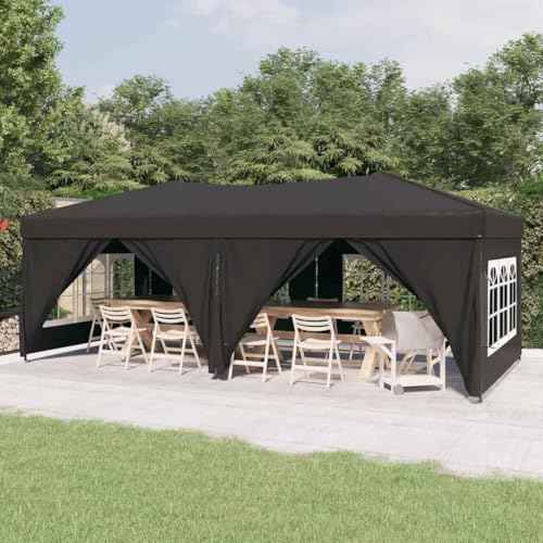 Genérico Carpa para Fiestas Plegable con Paredes Gris Antracita 3x6 m,Casa y jardín,Jardín,Artículos de Exterior,Estructuras de Exteriores,Carpas y cenadores-93544