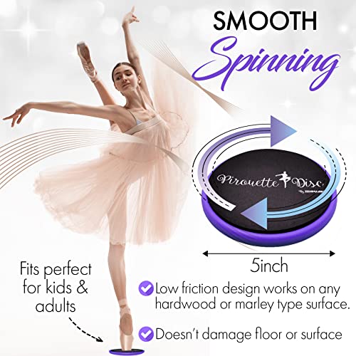 image for Zenmarkt Ballet Pirouette Disc for Dancers - Portable Turn Disc for Da