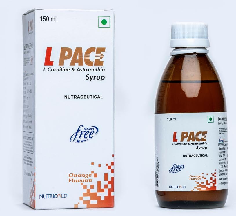 l carnitine and astaxanthin L-Pace Syrup with L-Carnitine & Astaxanthin
