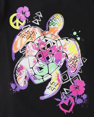 Image of The Children's Place Girls' Short Sleeve Graphic T-shirts (5-Pack)