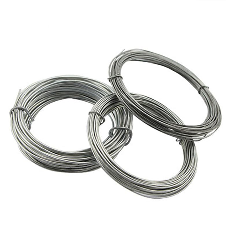 1pcs 0.8/1/1.2/1.5/2/2.5/3mm WD 2000mm Long Semi-Hard Aluminum Silk 2m Length DIY Conductive Wire - (Length: 0.8mmx2000mm)
