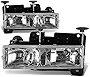 DNA Motoring HL-OH-C10-CH Headlight (Driver & Passenger Side)