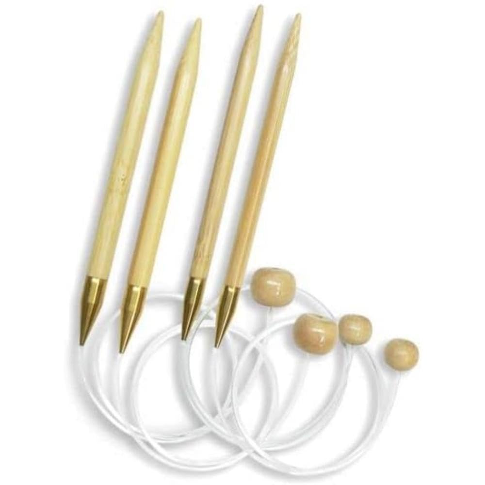 Seeknit - Seeknit (50cm 6.50mm) Flexible Knitting Needle - 1 x Unit, Beige, 50 cm x 6.50 mm
