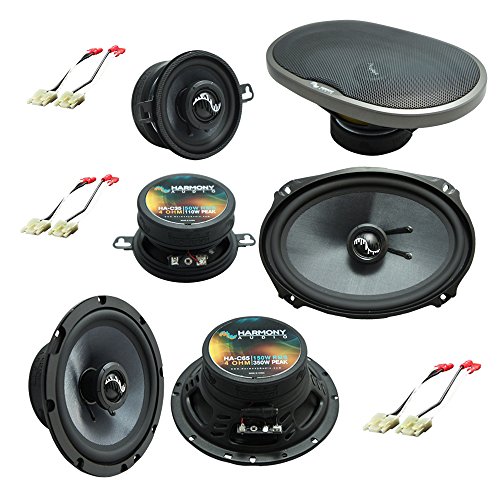 Harmony Audio Compatible with Jeep Grand Cherokee 1999-2004 OEM Premium Speaker Replacement Upgrade Kit