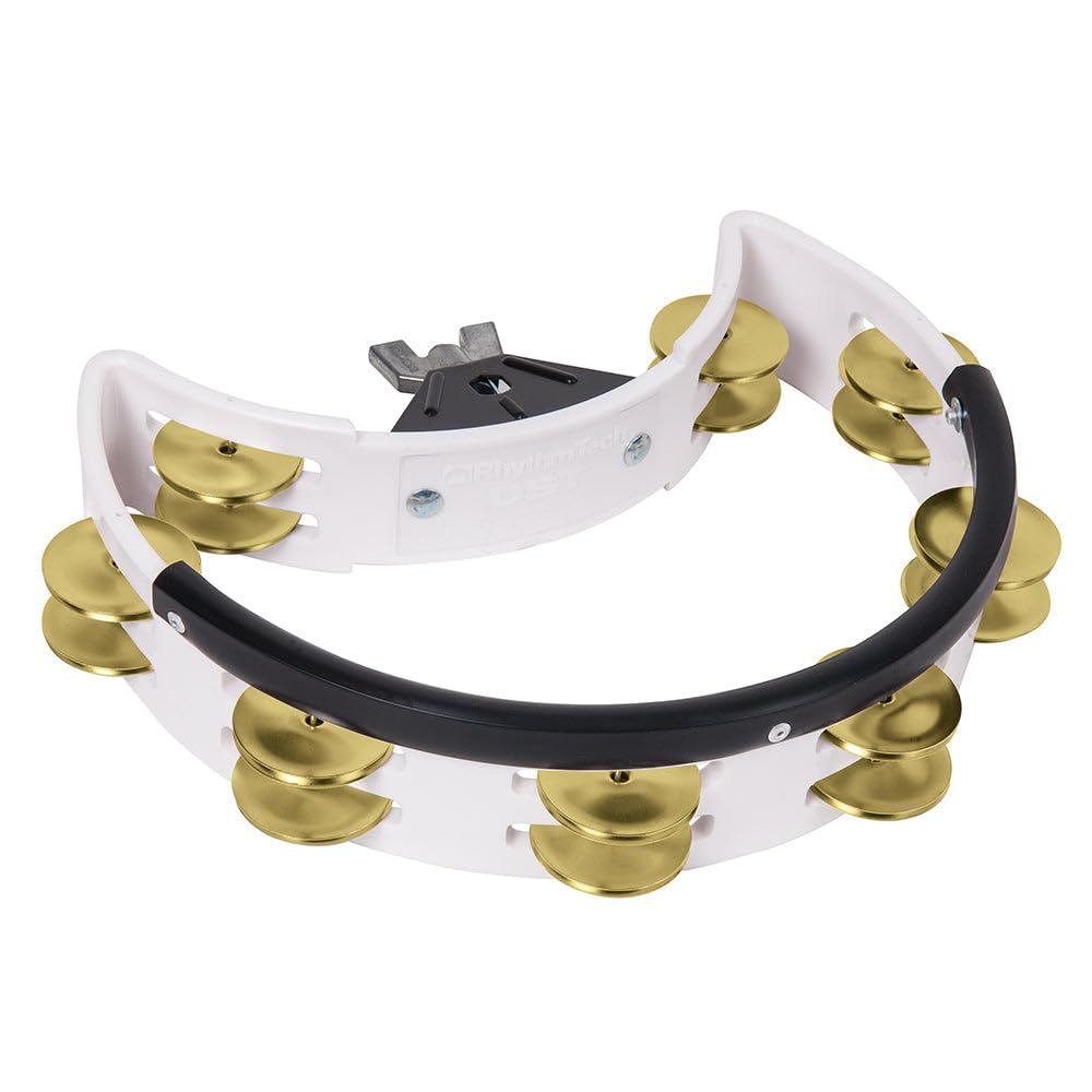 Rhythm Tech Tambourine, White, Regular (DST 21)