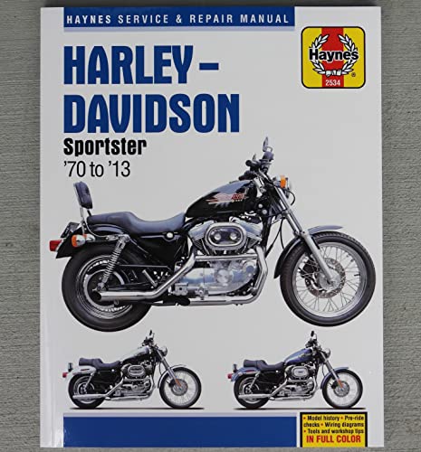 1970-2013 Harley Davidson Sportster XL 883 1200 HAYNES MANUAL 2534