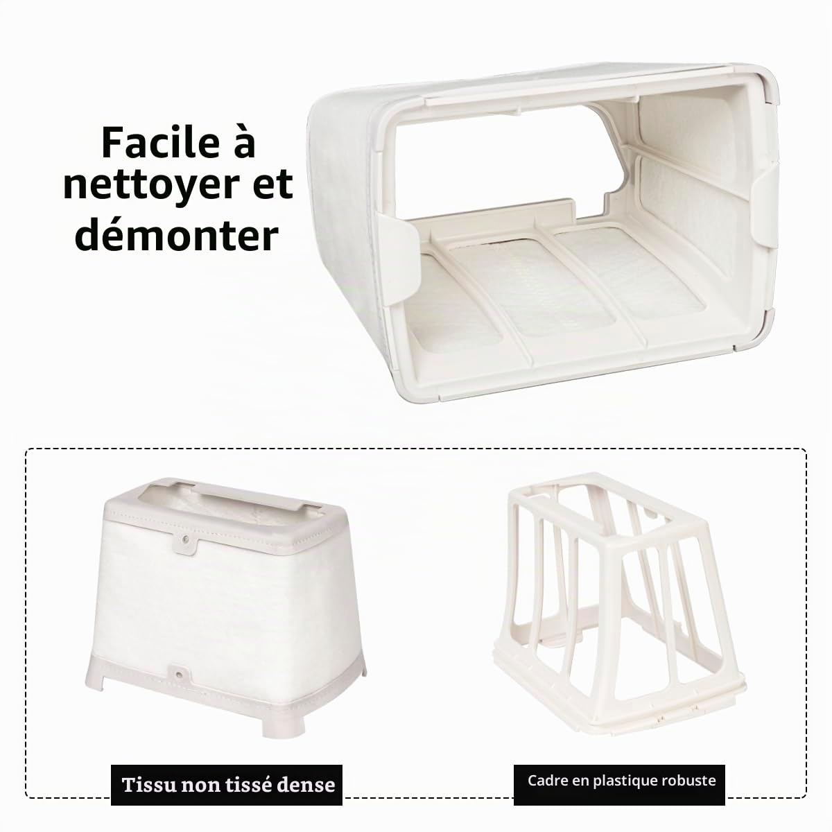 YanBan Panier Filtrant Double Couche Ultra-Fin Compatible avec Aiper Scuba S1 Le Robot de Piscine