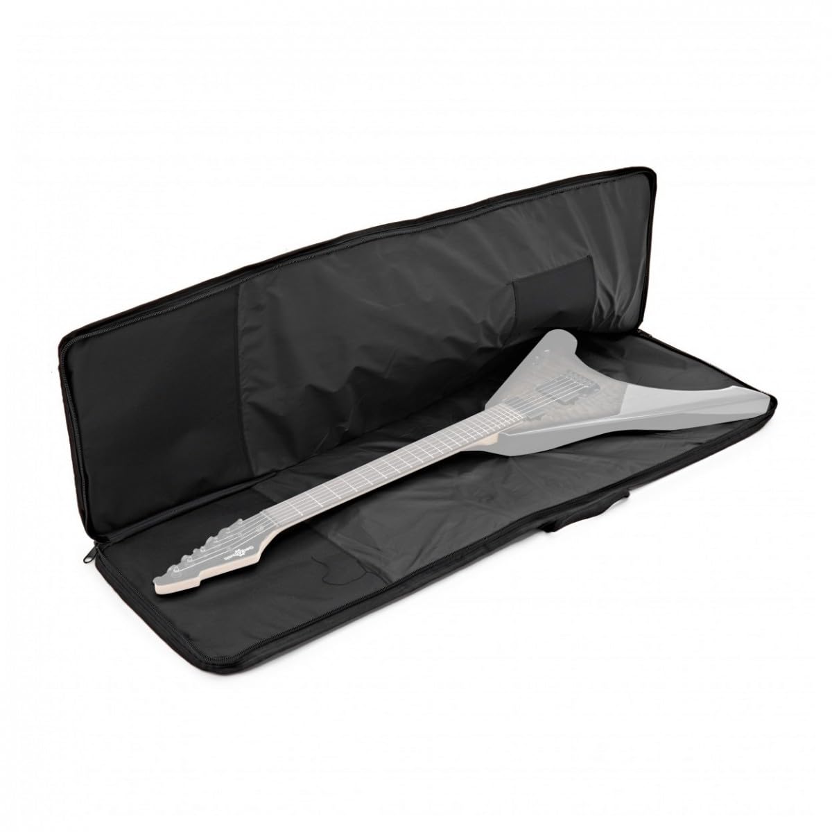 gear4music Borsa per chitarra elettrica con interno imbottito, nera