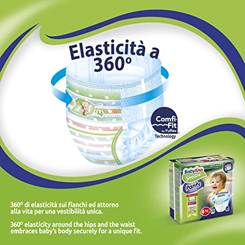 Babylino Sensitive Pannolini Mutandina Taglia 4