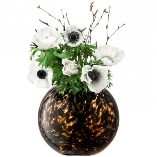 LSA International Guscio di Tartaruga Vaso, Vetro