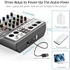 Aveek Professional Audio Mixer & 6 Channel Low Noise Mini Line Audio Mixer