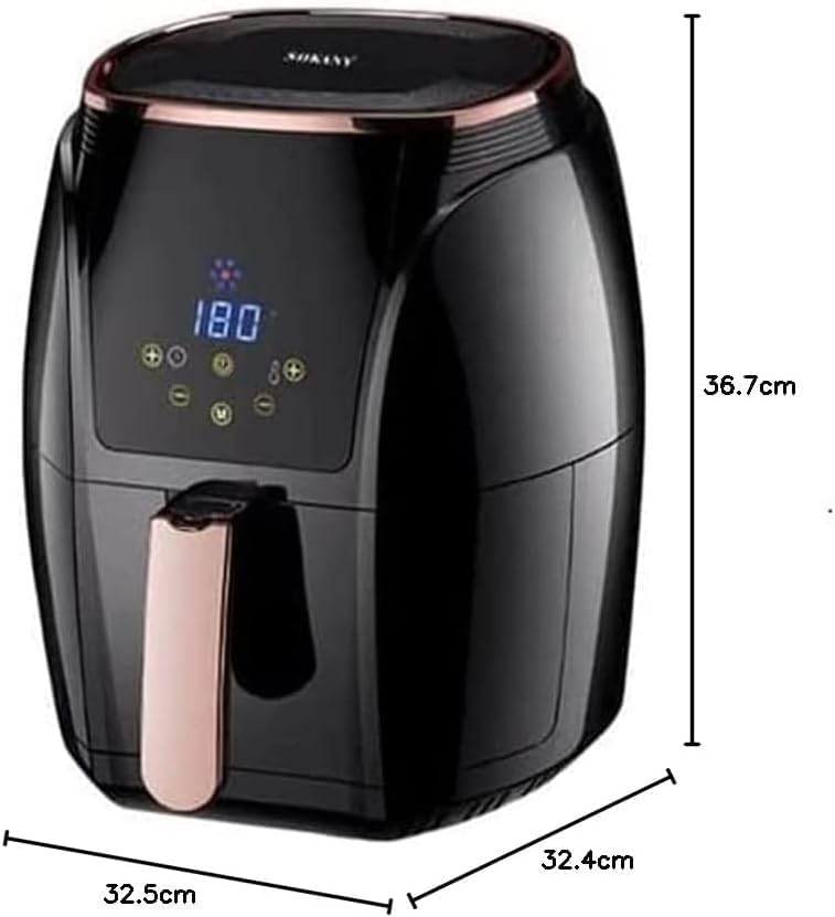 Sokany SK-3011 Digital Healthy Air Fryer with dimensions labeled