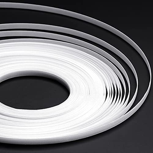 80 Yards Polyester Boning for Sewing, Through Low Density Boning for Corsets, Bridal Gowns, Nursing Cap, Banquet Dresses, Performance Clothes, 6 mm, 8 mm, White