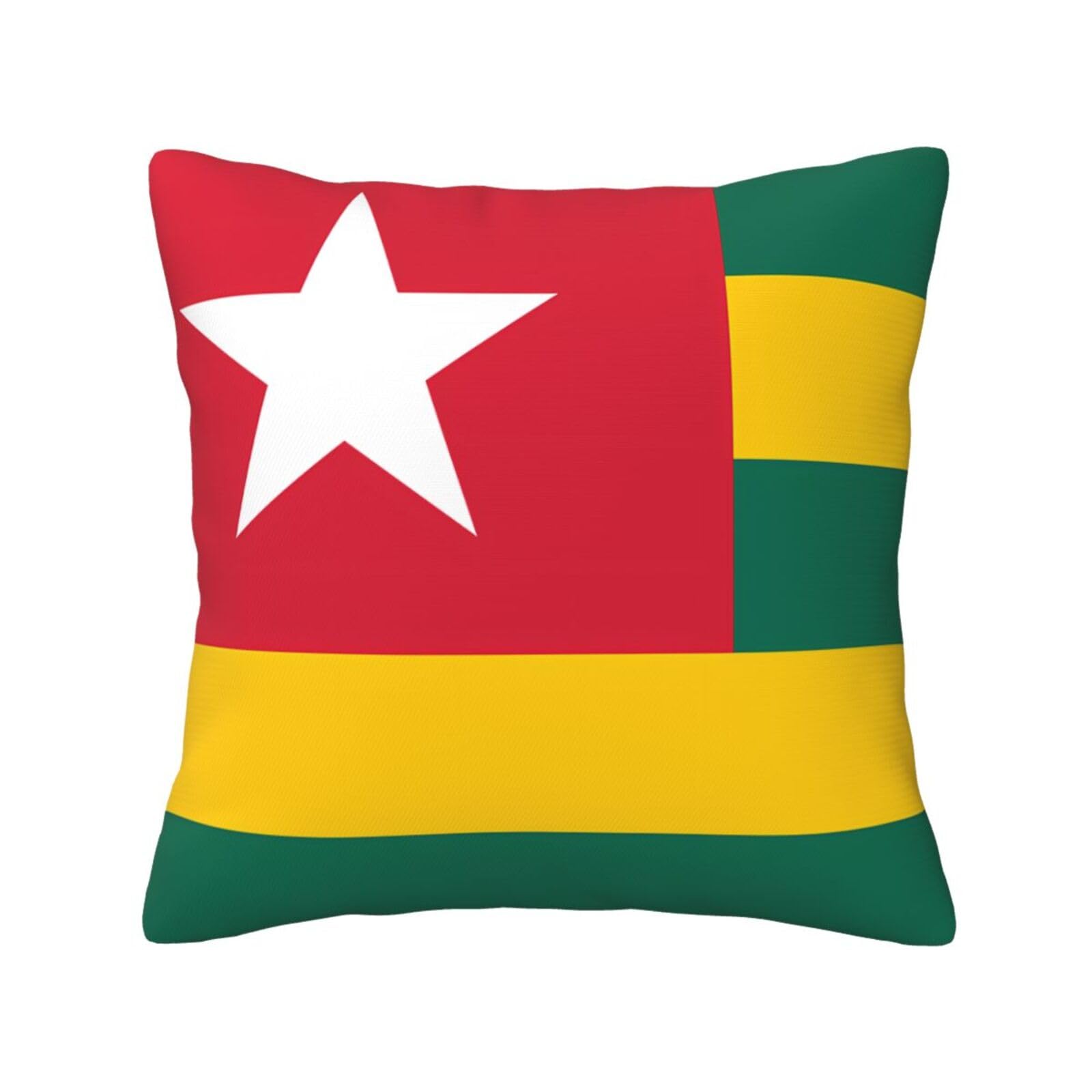 SXZVVBN Flag of TogoDecorative Square Sofa Cushion Covers