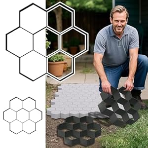 NAIZY 2 Stück Sechseckige Beton Gießform