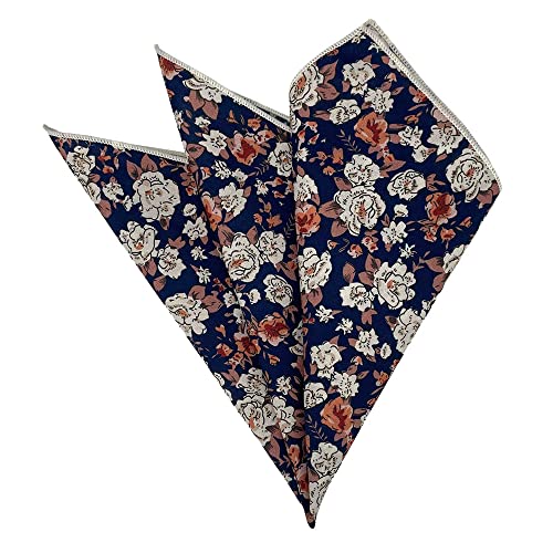 Image of Kebocis Men's Floral Pocket Square Handkerchief for Men