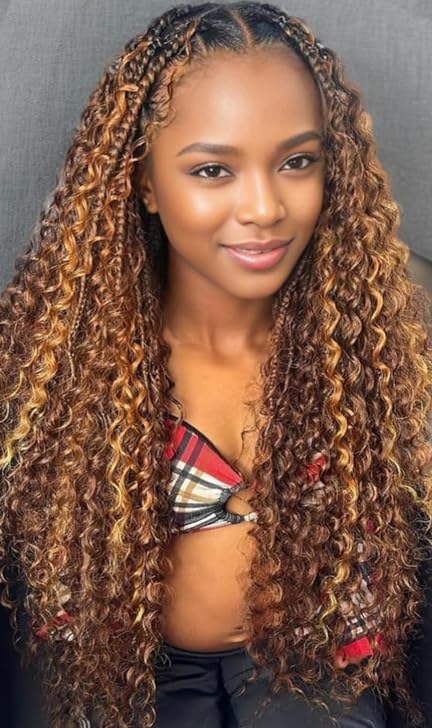Extensiones De Cabello human hair extensions Human Braiding Hair for Boho Braids Human 110g 13 Inch Curly Boho Hair for Braiding Knotless 12A Deep Wave Bulk Bohemian Natural Color