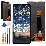 Yuxyiony Nuovo Schermo di Ricambio Per Samsung Galaxy M33 5G M336BU SM-M336B Display LCD Display Riparazione Schermo e Sostituzione Strumento Accessori.