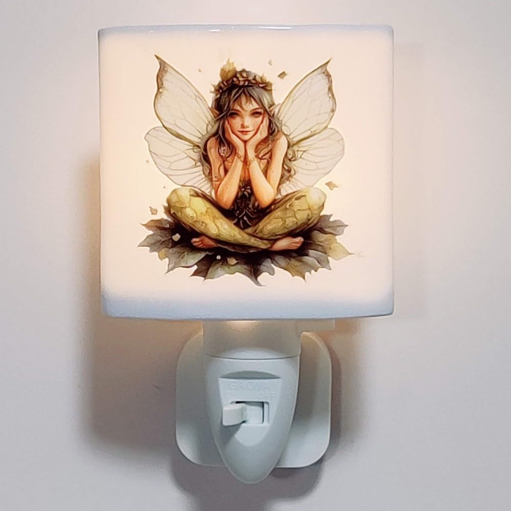 Plug-in Night Lights - LED Bulb, UK 3 pin Socket (Forest Fairy), Multicolour - Image 2