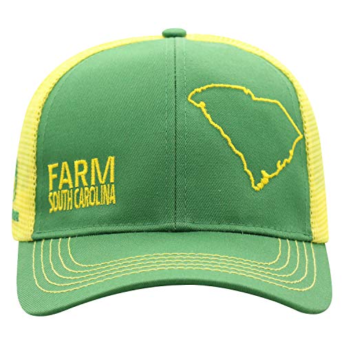 John Deere Farm State Pride Cap-Green and Yellow-South Carolina