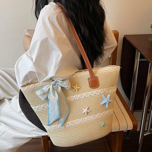 Cabas Tissé en Polyester haut de gamme : grand sac à main chic