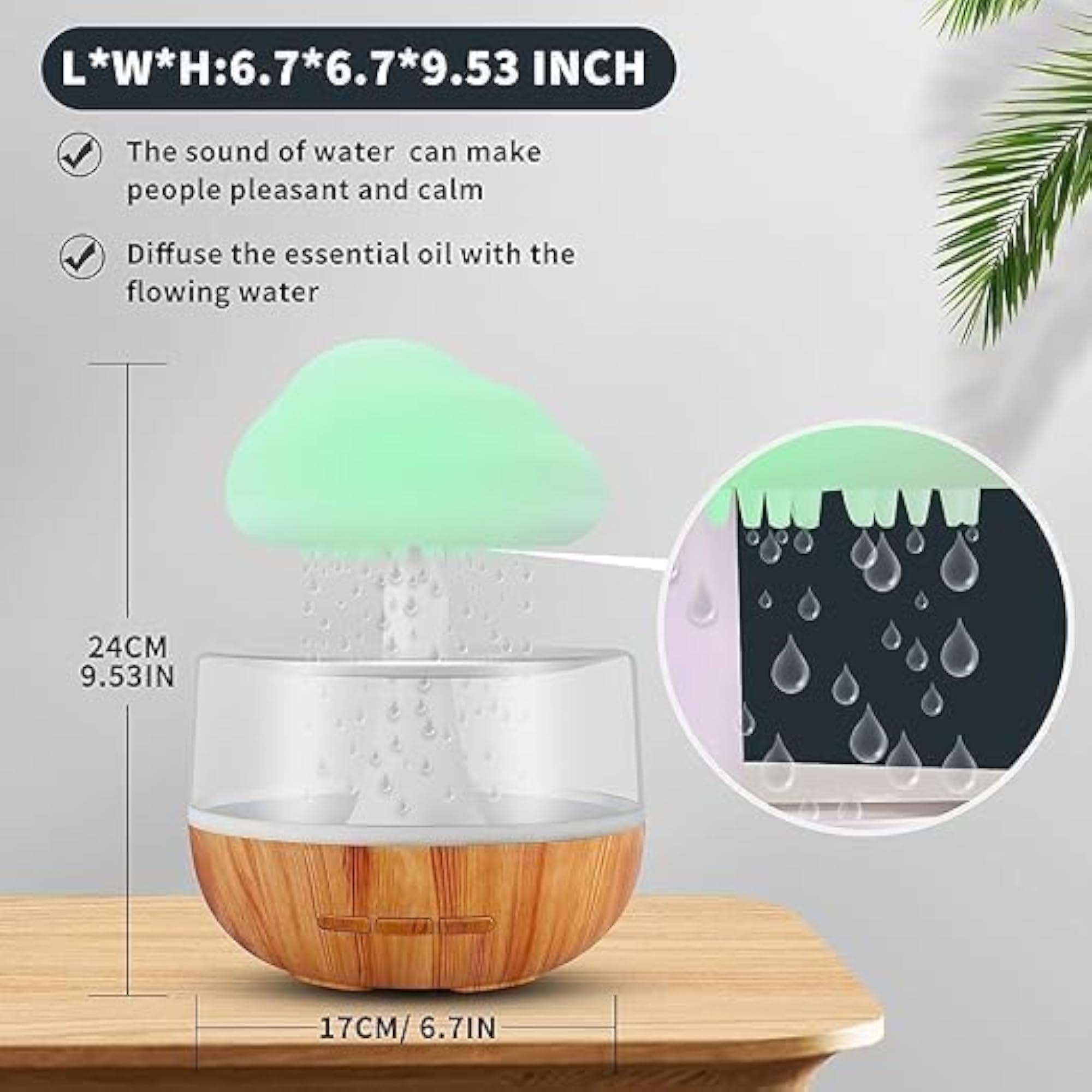 POPLEY Aromatherapy Essential Diffuser Night Light
