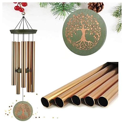 ASTARIN Wind Chimes Outdoor Deep Tone,36 Inch Large Memorial Windchimes for Loss of Loved One Engrave Tree of Life,Sympathy Wind Chimes Gifts for Mother,Garden Home Yard Hanging Decor