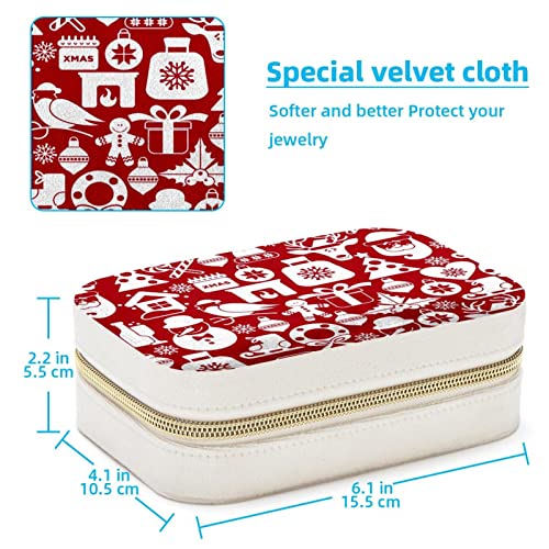 Organisateur bijoux voyage compact à compartiments pour boucles - 5