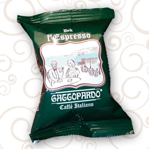 Gattopardo - 500 cápsulas de café descafeinado compatibles con Nespresso.