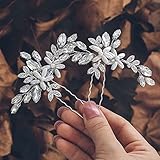 Material: hochwertige Legierung, Blume, Perlen und Kristall. 2 Stück