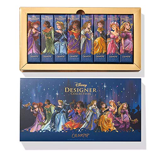 Happily Ever After Disney Designer Collection Midnight Masquerade Series Lux 8 Liquid Lip Bundle by ColourPop