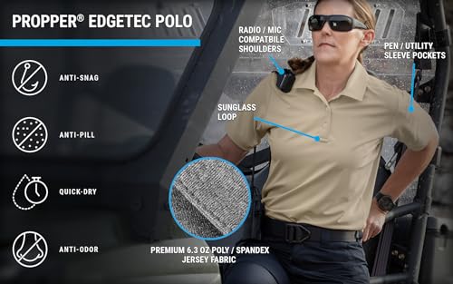 Polo para mujer Propper Edgetec fresco que elimina el sudor 5