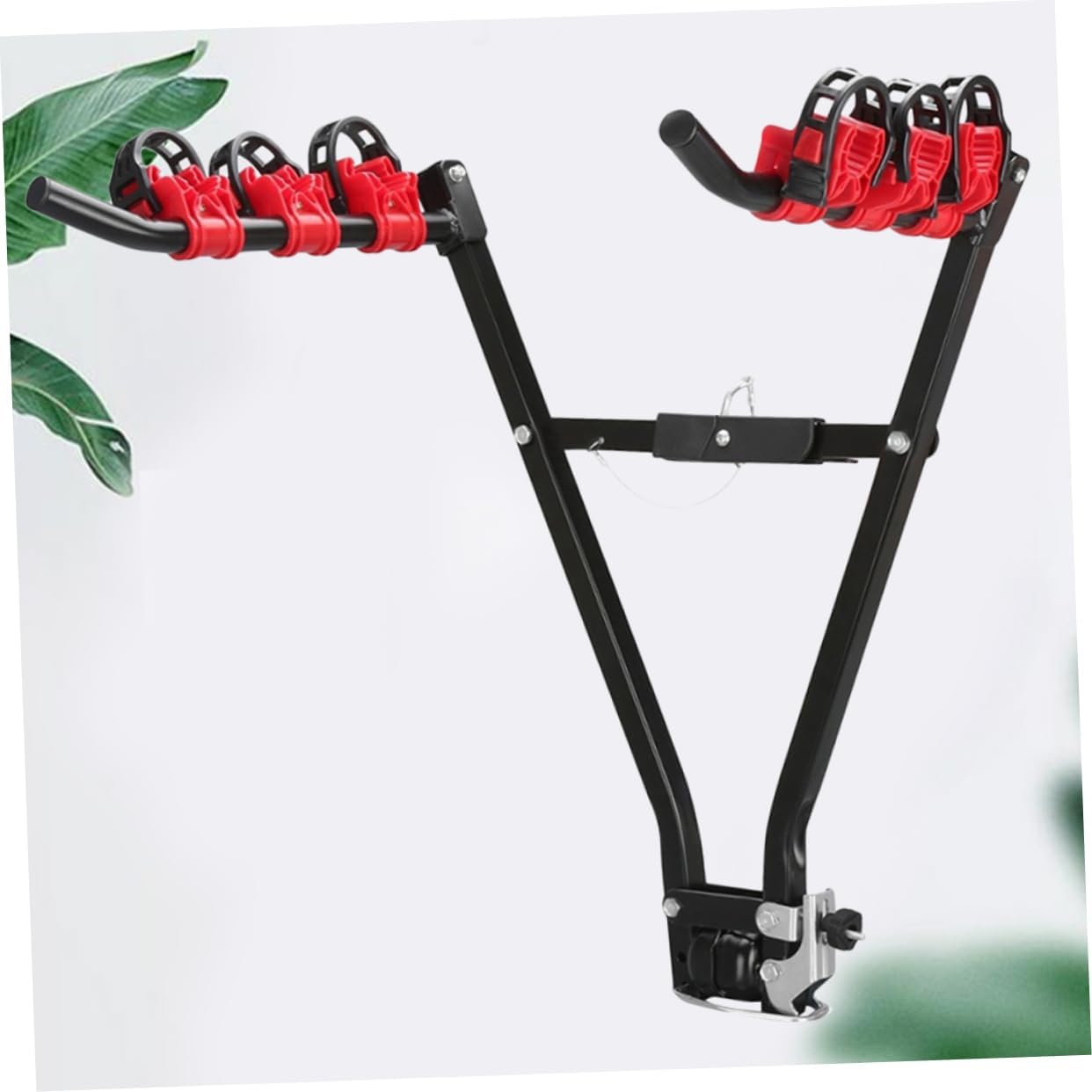 HANABASS 1Pc Frame Bike Trunk Mount Carrier Rack for Cars Suvs Hatchbacks and Minivans Durable Steel Construction Easy Installation Fit