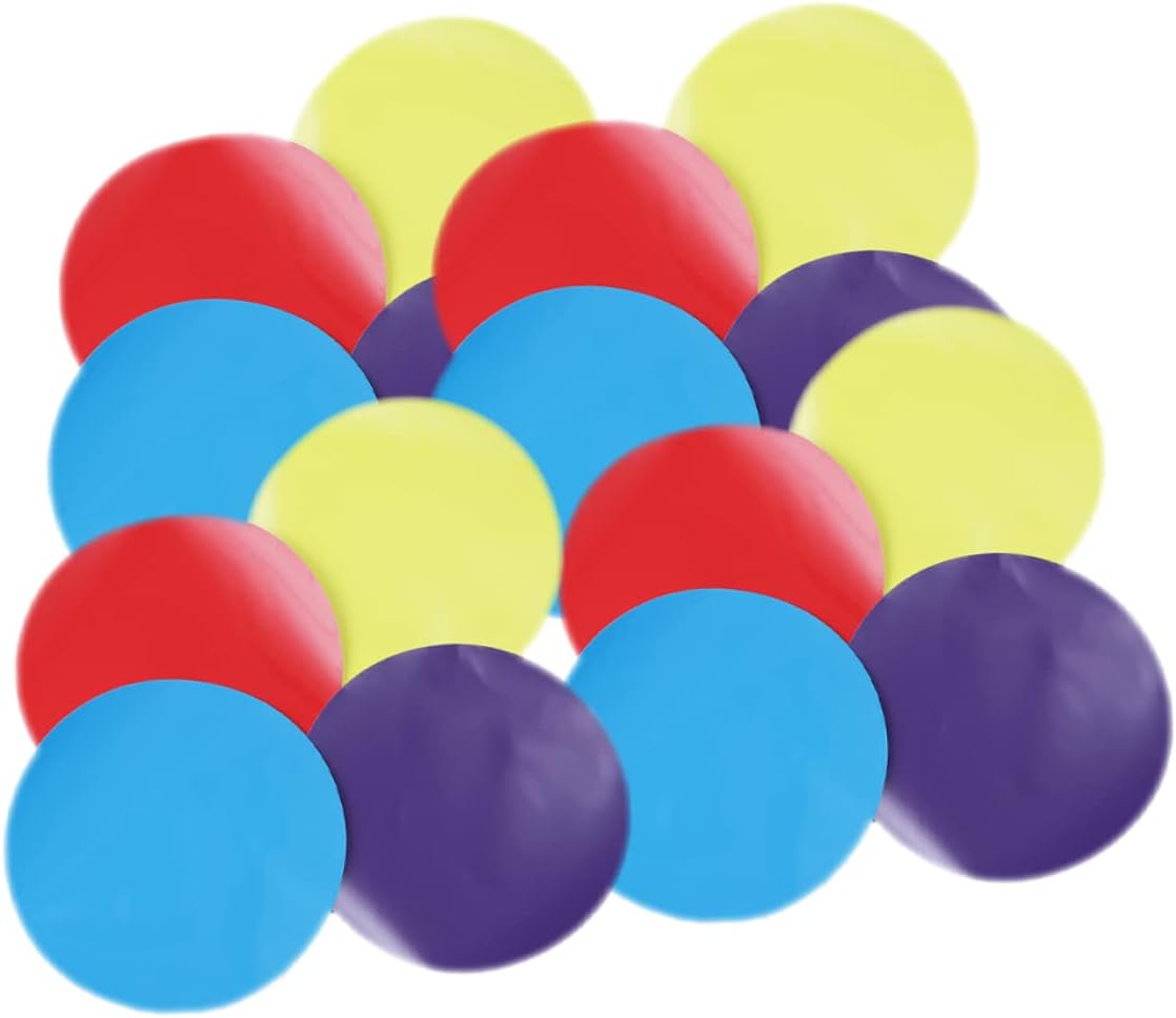 Happyyami 20pcs Dry Erase Circles Stickers Expo Markers Dry Erase Removable Vinyl Dot for School Training