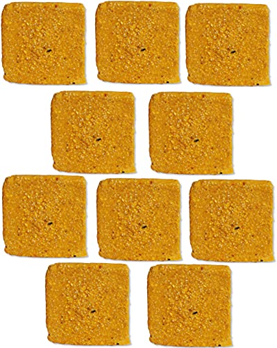 ST. ALBANS BAY SUET PLUS Suet Cake Variety Packs | 11 oz. Wild Bird Suet Cakes | (Hot Pepper 10 Pack)