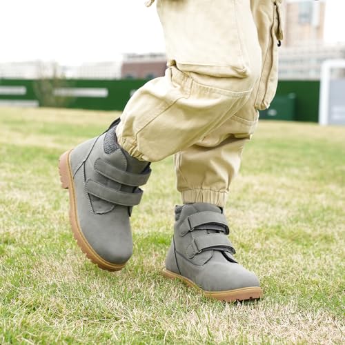 Tobfis Kids Waterproof Strap Work Boots (Toddler/Little Kid/Big Kid)3