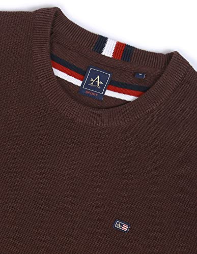 Image of Arrow Men's Cotton Modern Round Neck Sweater