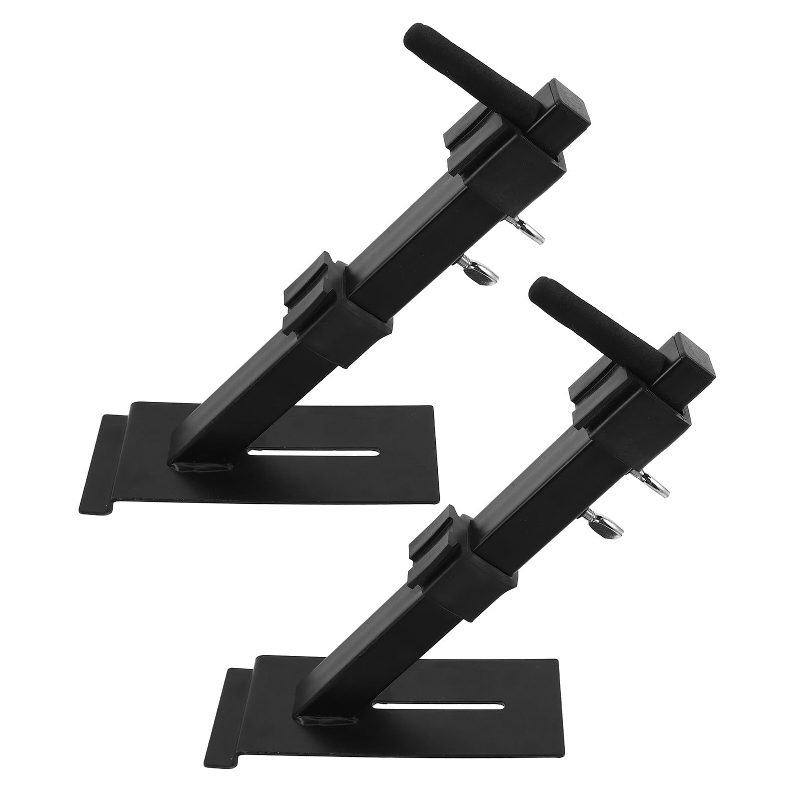 Supporto a Parete per Tastiera Elettronica Nero 1 Paio in Metallo