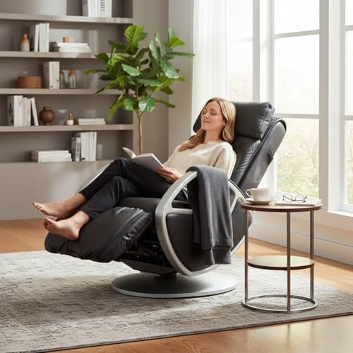 WELCON Massagesessel Exspace by KEYTON | Sensor-Scan | Rückennavigation | Echtleder – Bild 3