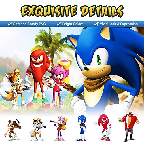 Minaso 6 Pack Action Figures, Action Figure Set, Highly Detailed Collectible Playsets Toys For Kids And Collectors- Perfect Kids Gifts Cake Toppers Party Favor Decoration #TOP2