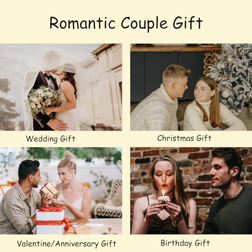 Porte-clés cœur métallique robuste et détachable pour couples