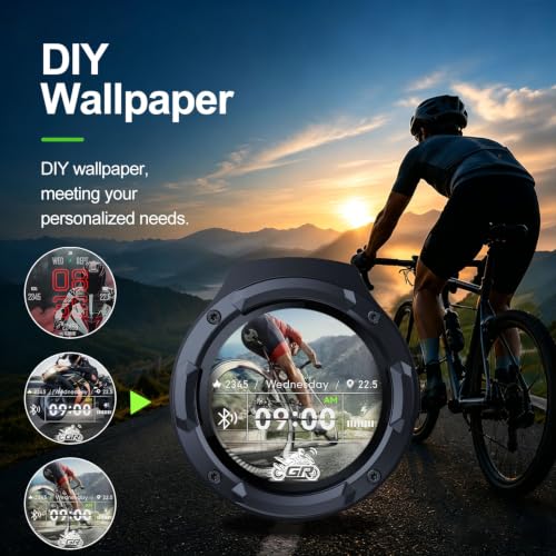 Image of YCV Bike GPS Computer for Cycling, Wireless Navigation, IP69K Waterproof, Long Battery Life (11+ Hours), USB Magnetic Charging, DIY Wallpaper, Handlebar Mount /Glove Friendly, Moto /Road /MTB /E-Bike Use
