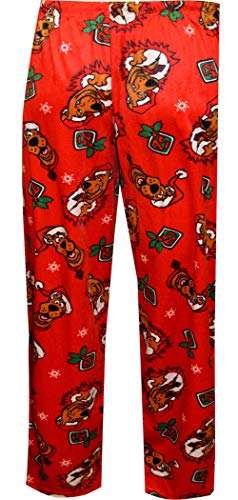 Scooby Doo Santa Lounge Pants, Small Red2