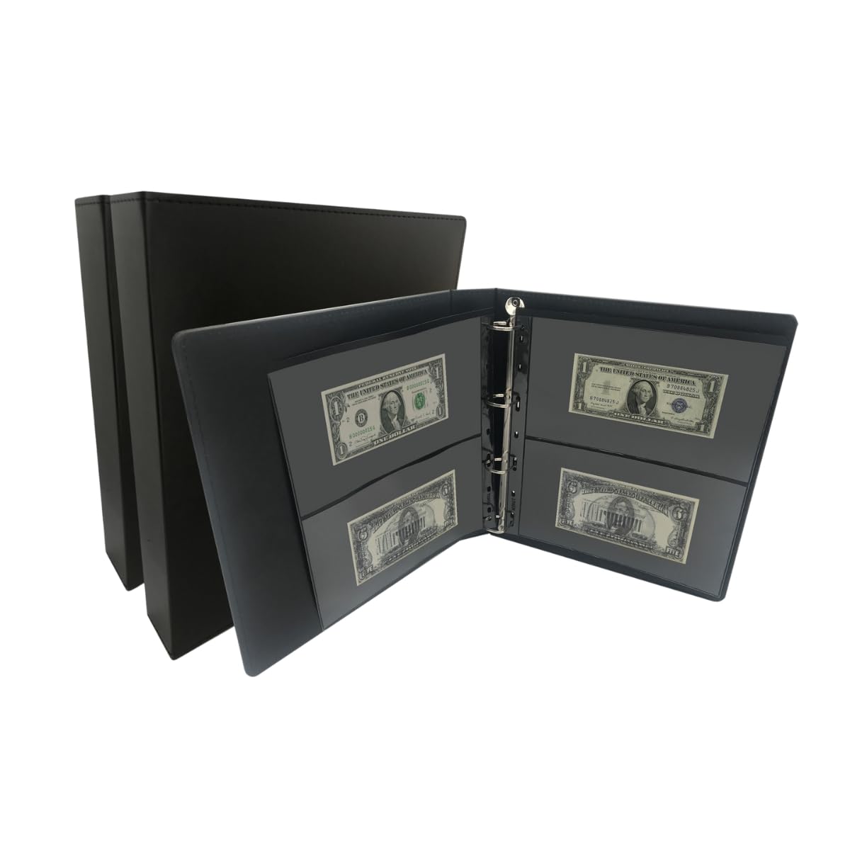 Álbum para sellos y papel moneda que evita el deterioro de la colección