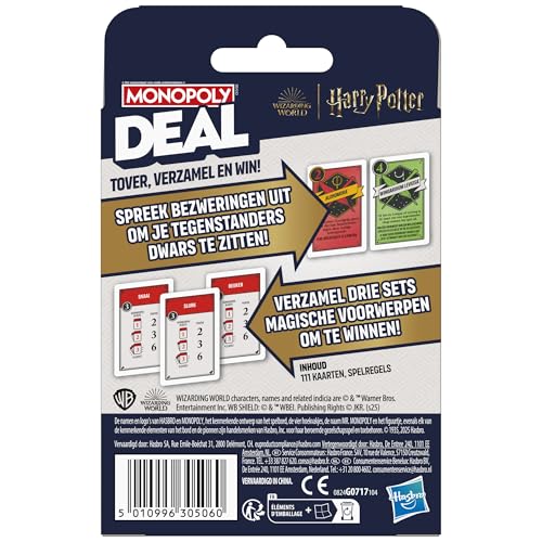 Monopoly Deal Harry Potter Dutch Version Card Game - Image 3