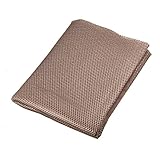 Fielect Dark Khaki Speaker Mesh Grill Cloth Stereo Grill Filter Fabric Mesh Speaker Dust Cloth Cloth Replacement 50cm x 160cm 19.68 inches x 63 inches