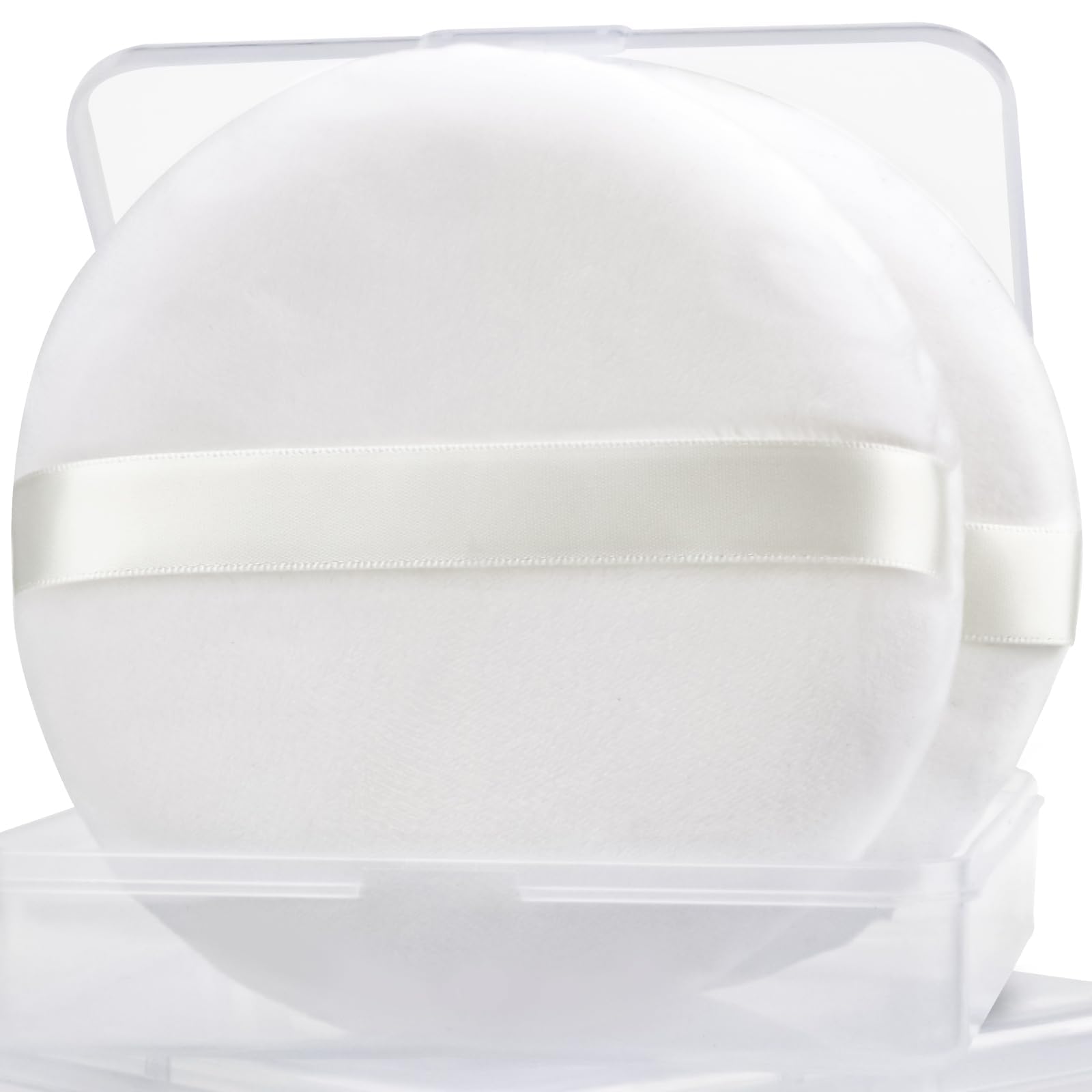 WSYUB Powder Puff, 4.33’’ Powder Puff for Body Powder,Large Body Powder Puff,Body Powder Puff and Container