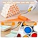 100 Pack Microfiber Paint Roller 4 Inch, 3/8 Inch Nap, Small Paint Rollers for House Painting, Wall Painting Tool