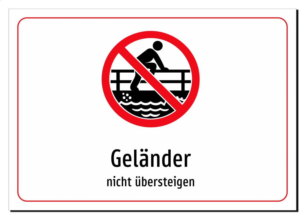 29634-DE-S-13 | Geländer - nicht übersteigen